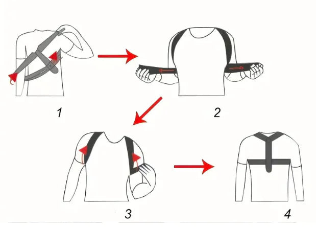 Adjustable Breathable Posture Corrector for Back