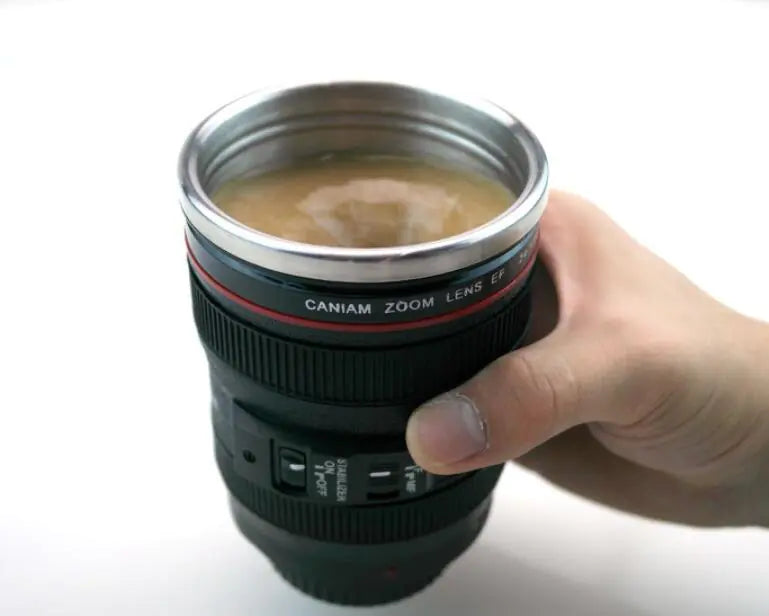 ProBlend Camera Lens Mixer Mug - Elite Stainless