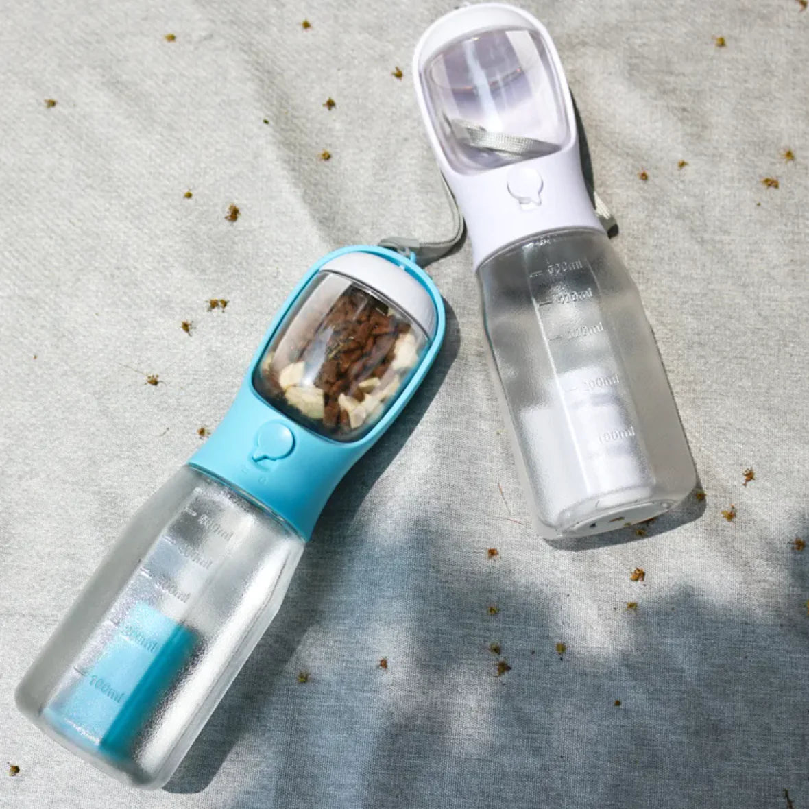 3-in-1 Pet Water & Food Bottle with Waste Bag Holder 🐶